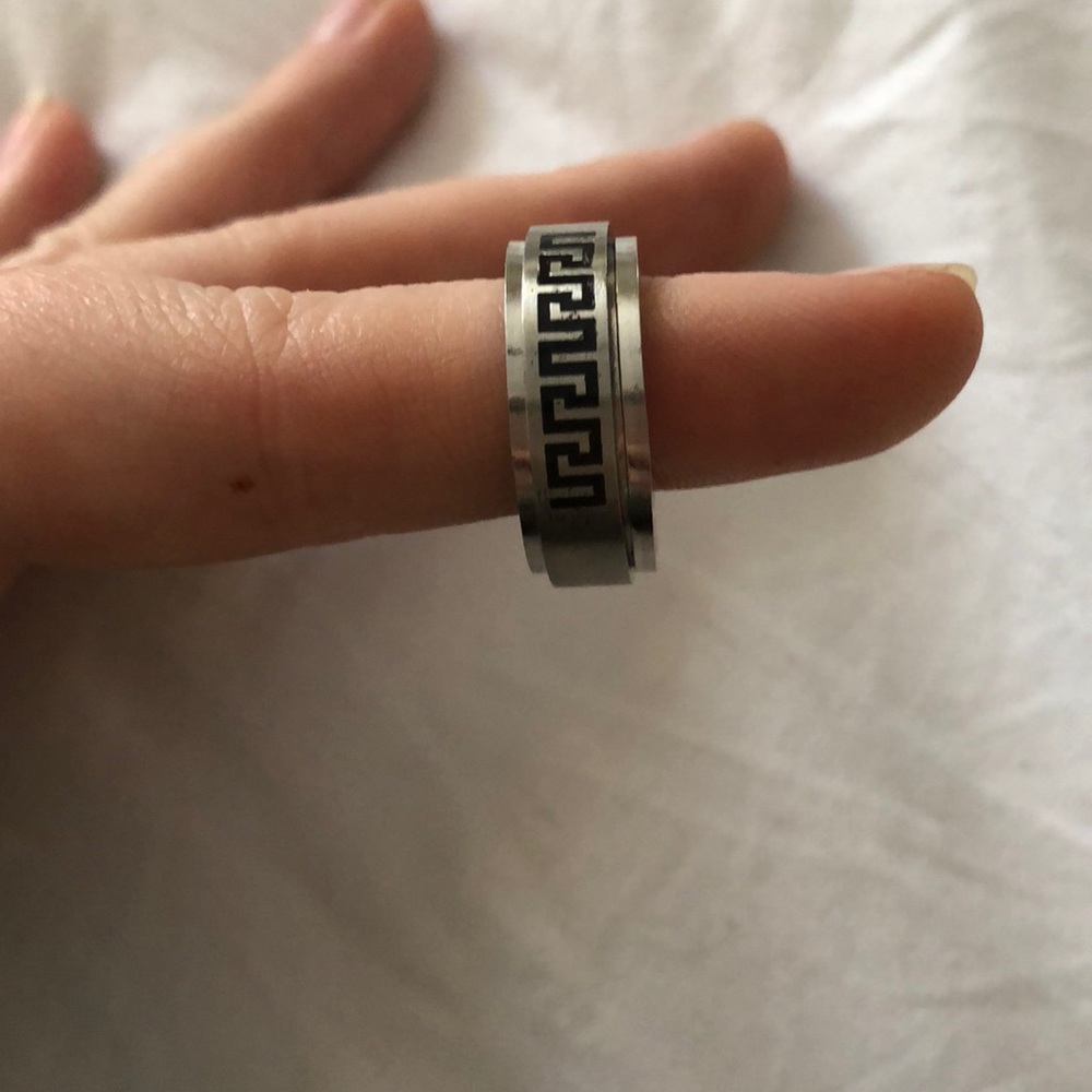 Stainless Steal Fidget Spinner Ring